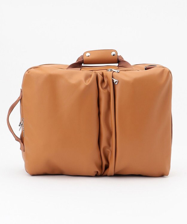 UNBILLION Otias スムースタイプ合皮ビジカジ３WAYバッグ キャメル