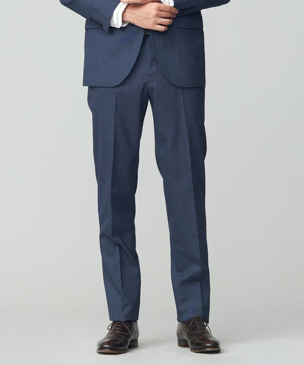 J.PRESS MEN 【J.PRESS MOVING】GUABELLO LEGENDムリネピンヘッド スラックス ブルー系