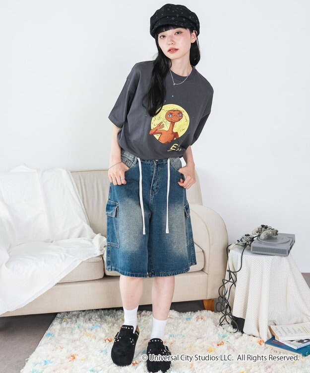 WEGO 【ミニオン / E.T. / バック・トゥ・ザ・フューチャー / デロリアン/ユニセックス着用ITEM/SMLサイズ展開】キャラクターズグラフィックT3（SS） 柄2