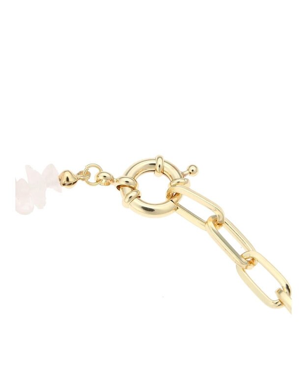 Green Parks ｅｖｅｒｙ　ｗａｌｋ．天然石ボリュームショートネックレス Gold