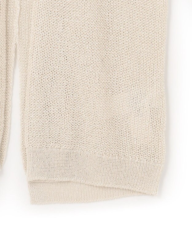 BEIGE， OPTICAL / ロングカーディガン Ecru