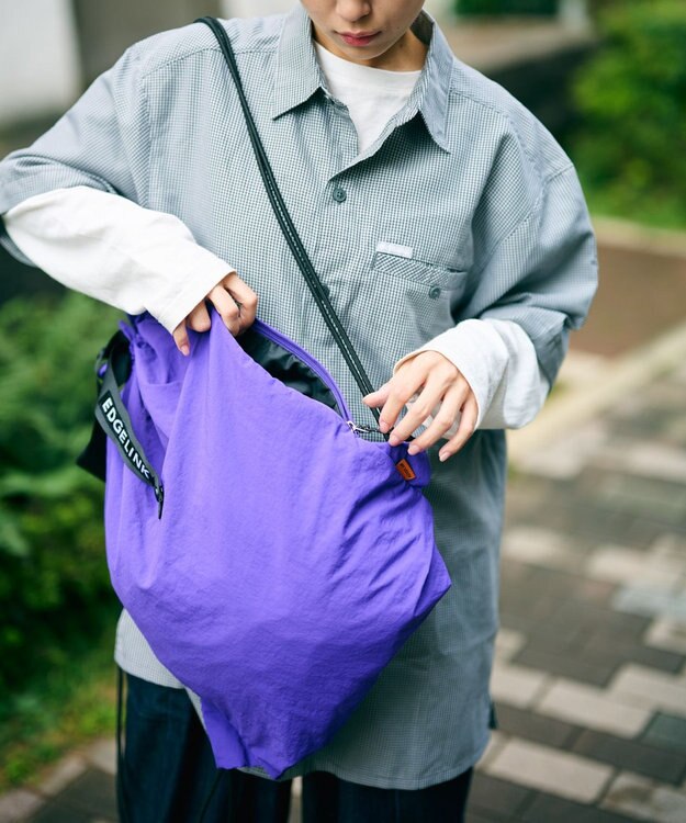 ACE BAGS & LUGGAGE EDGELINK ナムパック ポケッタブル ナップサック 60191 エッジリンク パープル