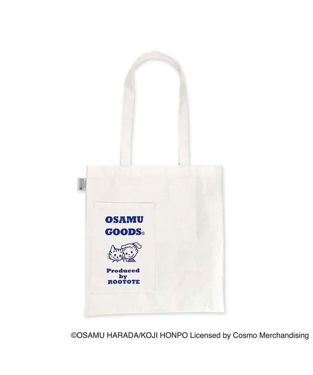 ROOTOTE 4722【オサムグッズ】OSAMU GOODS(R)×ROOTOTE トール・フラット 01：ロゴ