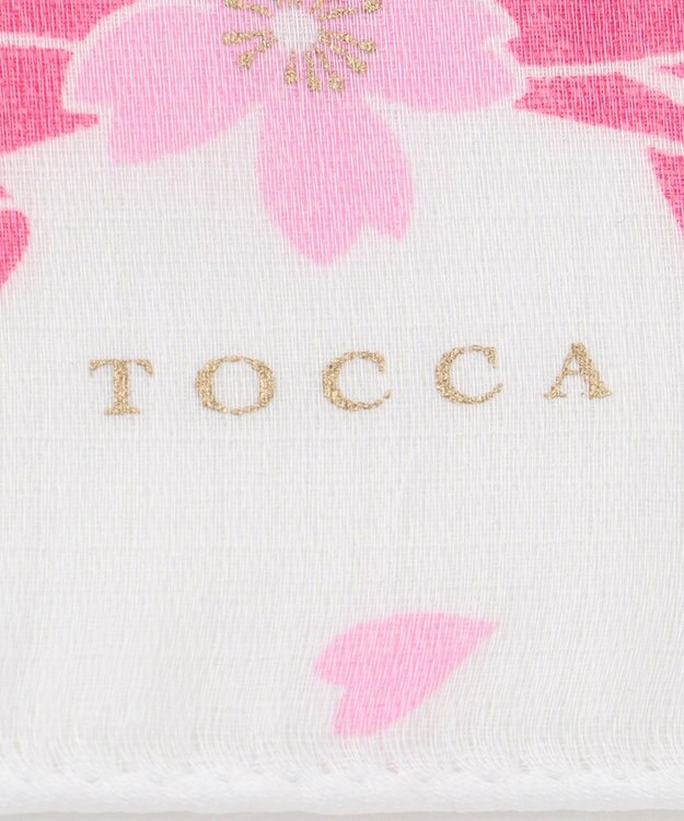 TOCCA CHERRY BLOOSOM GAUZECHIEF ハンカチ ホワイト系