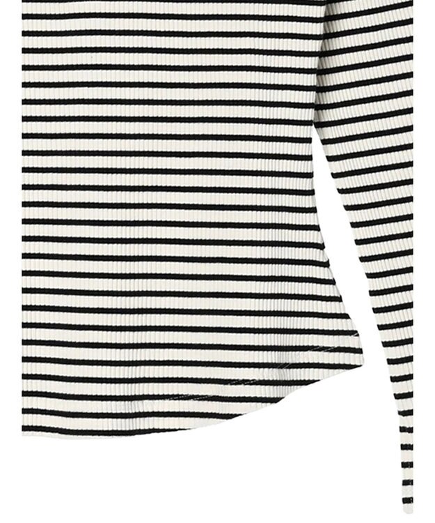 earth music&ecology パールヘンリーリブプルオーバー Border