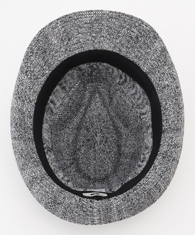 JOSEPH ABBOUD 【ウォッシャブル・バイカラー・紫外線対策】ウォッシャブルヘリンボーン ハット グレー系