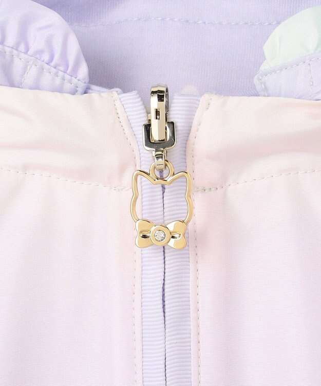 ANY KIDS 【フード取り外し/洗濯機可能】撥水加工リバーシブルゾン レインボー