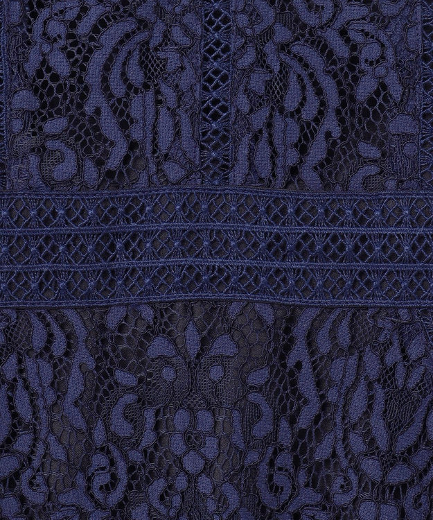 GRACE CONTINENTAL 【オンライン限定ドレス】Cherbourg ネイビー