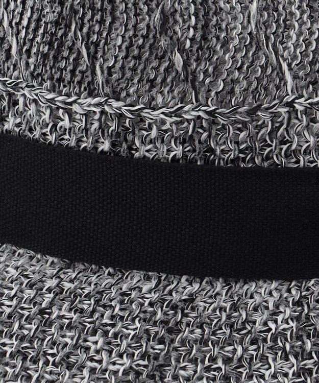 JOSEPH ABBOUD 【ウォッシャブル・バイカラー・紫外線対策】ウォッシャブルヘリンボーン ハット グレー系