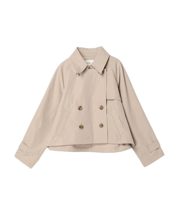 earth music&ecology ショートトレンチコート Beige