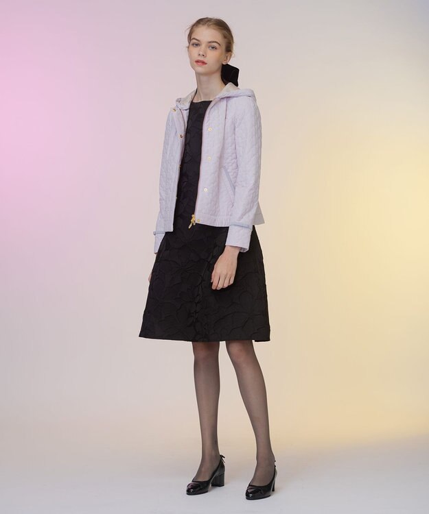 TOCCA LAURA キルティングショートコート ライラック系