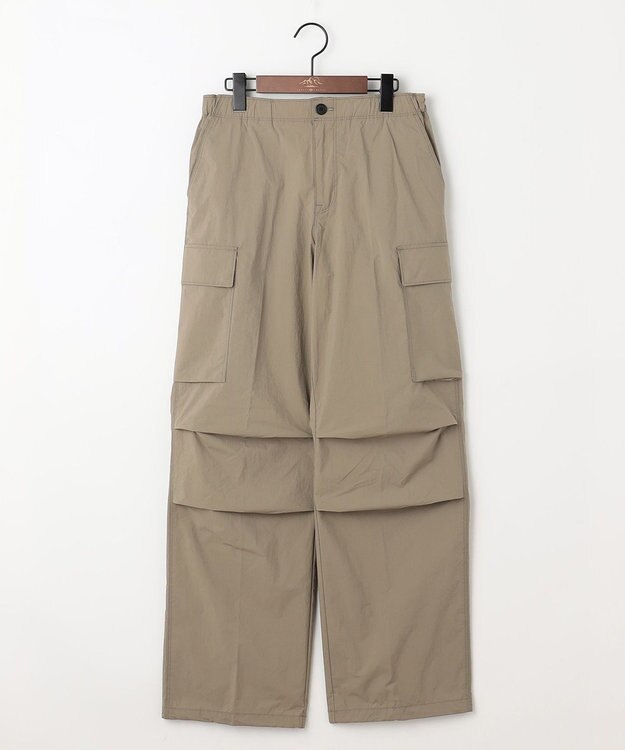 JOSEPH ABBOUD MOUNTAIN 【CREA掲載・レディースシルエット・ECO撥水/抗菌性/軽量】タスランワッシャー クライミングカーゴ パンツ ベージュ系