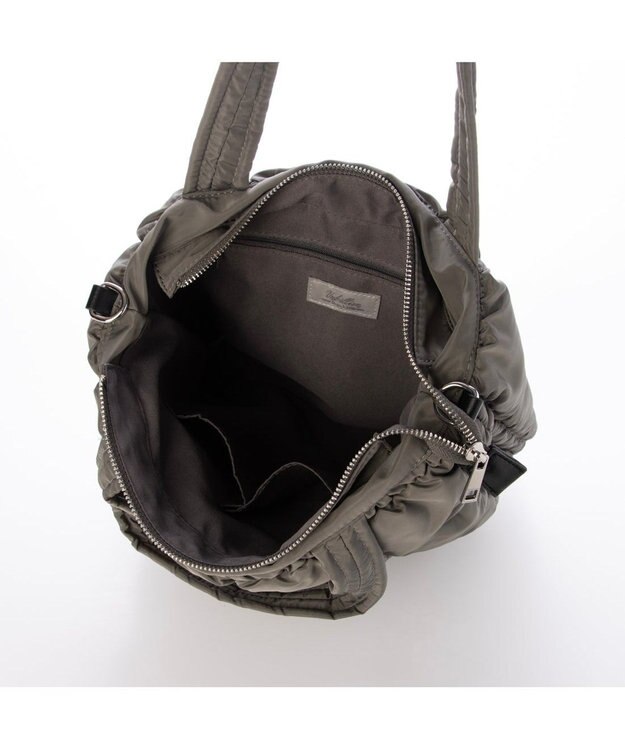 UNBILLION カシュカシュ cachecache / ゴムキルト2wayトートバッグ GY