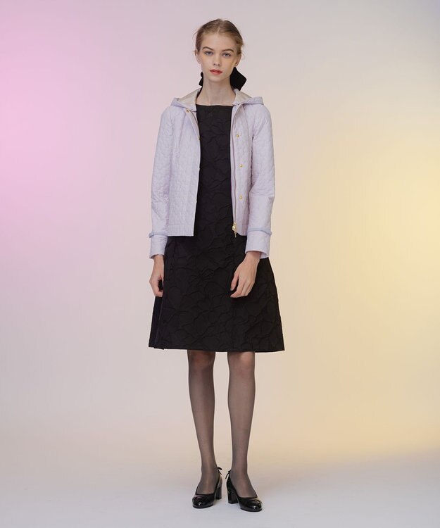 TOCCA LAURA キルティングショートコート ライラック系