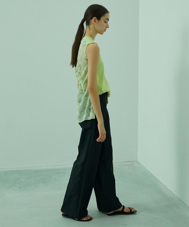 BEIGE， GINGKO / ドッキングニット Lime