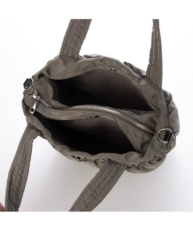 UNBILLION カシュカシュ cachecache / ゴムキルト2wayトートバッグ GY