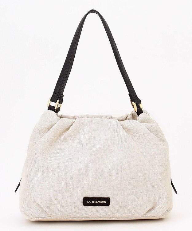 LA BAGAGERIE ナチュラルタックトート ホワイト