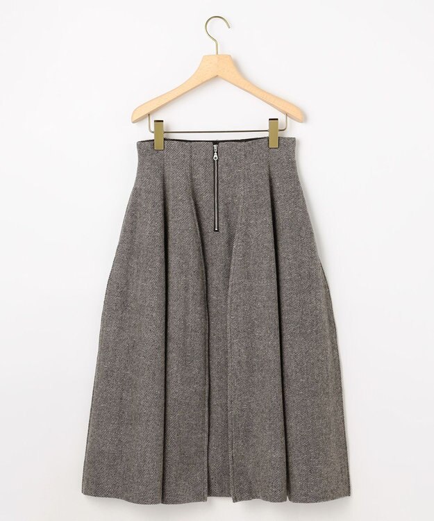 組曲 S シックツイード スカート ブラック系