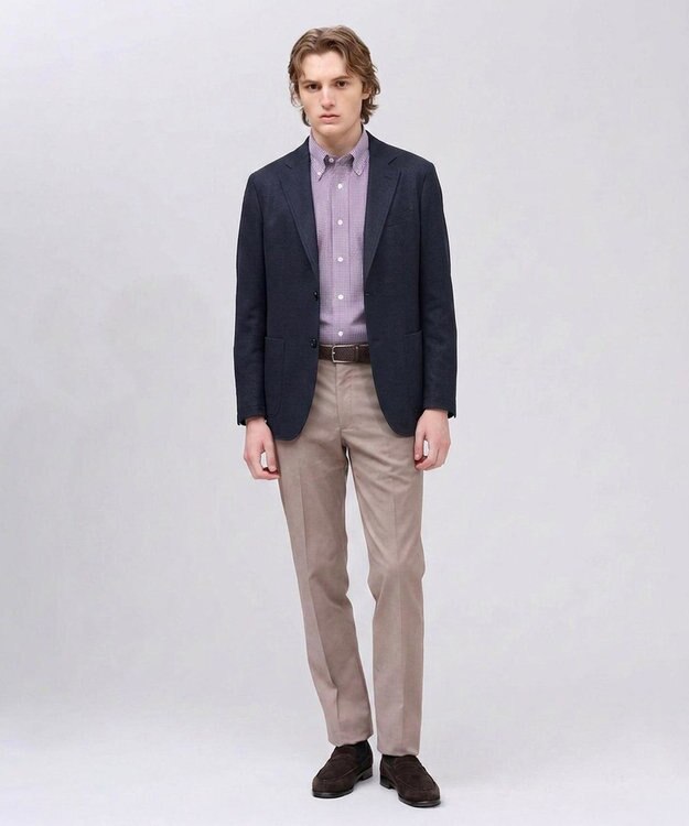 J.PRESS MEN 新色追加【WEB限定】【吸水速乾 / 洗える / 超軽量 / ストレッチ】ブリーザブルレノクロス ジャケット ネイビー系 (26年新色)