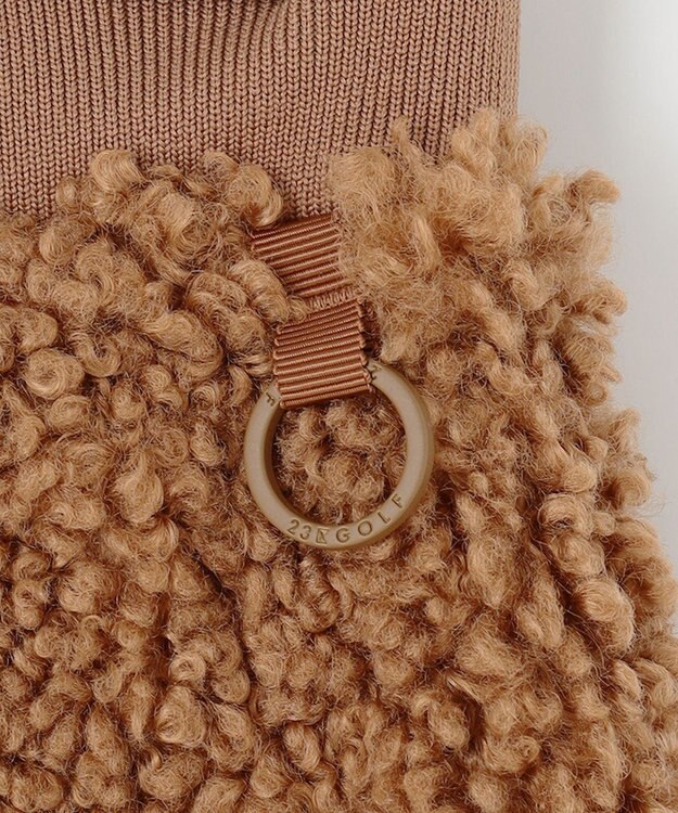 23区GOLF 【WOMEN】ボアスカート キャメル系