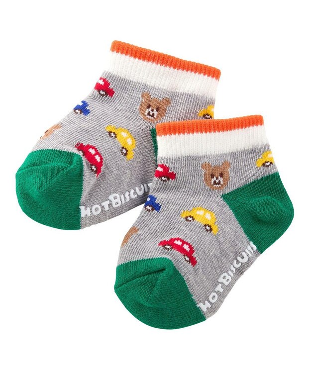 MIKI HOUSE HOT BISCUITS 【9-19cm / 靴下2足セット】ローカット ソックスパック2足セット マルチカラー
