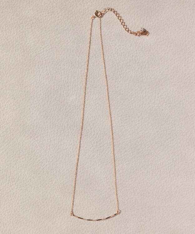 Phoebe ツイストラインネックレス　ローズゴールド ローズゴールド