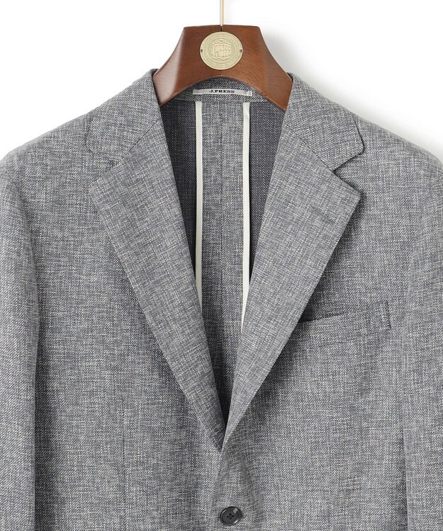 J.PRESS MEN 【WEB・一部店舗限定】KASURIメッシュ ジャケット ライトグレー系