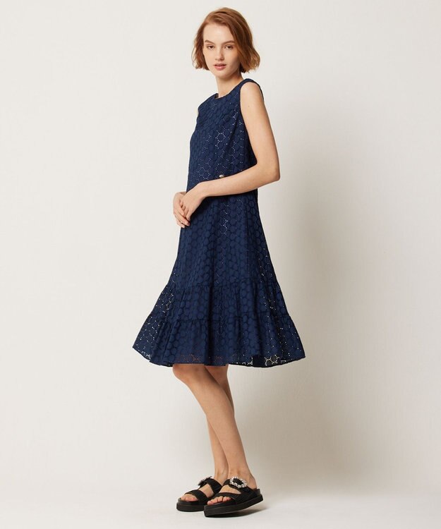 TOCCA 【消臭・洗える】SUMMER SUNSHINE ドレス ネイビー系