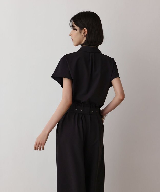 GRACE CONTINENTAL シャツオールインワン ブラック