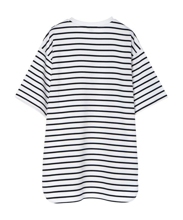 AMERICAN HOLIC 抗菌防臭＋ＵＶカット裾ラウンドカットチュニック Border