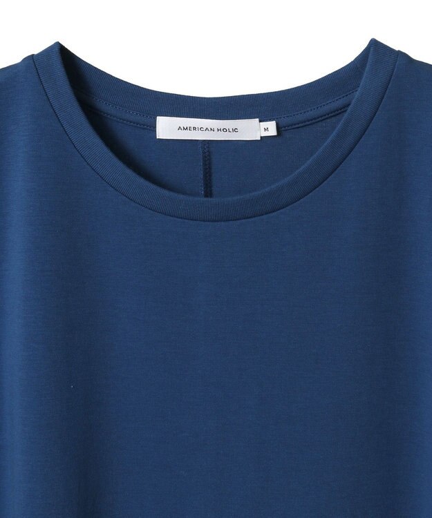 AMERICAN HOLIC 【選べる丈】ショルダータックワンピース Navy
