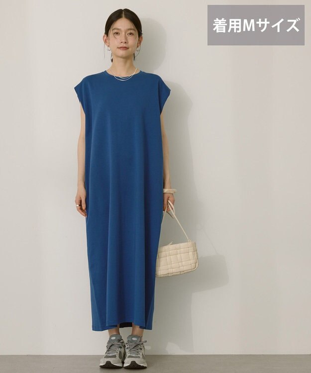 AMERICAN HOLIC 【選べる丈】ショルダータックワンピース Navy