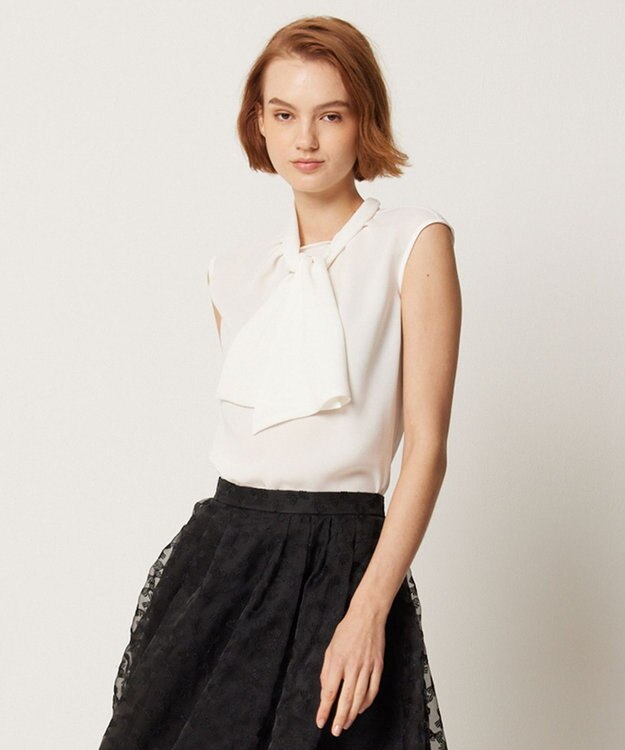 TOCCA 【消臭】PROMIS RIBBON WISH ブラウス オフ系