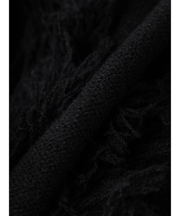 CRAFT STANDARD BOUTIQUE ボリュームフリンジニットプルオーバー Black