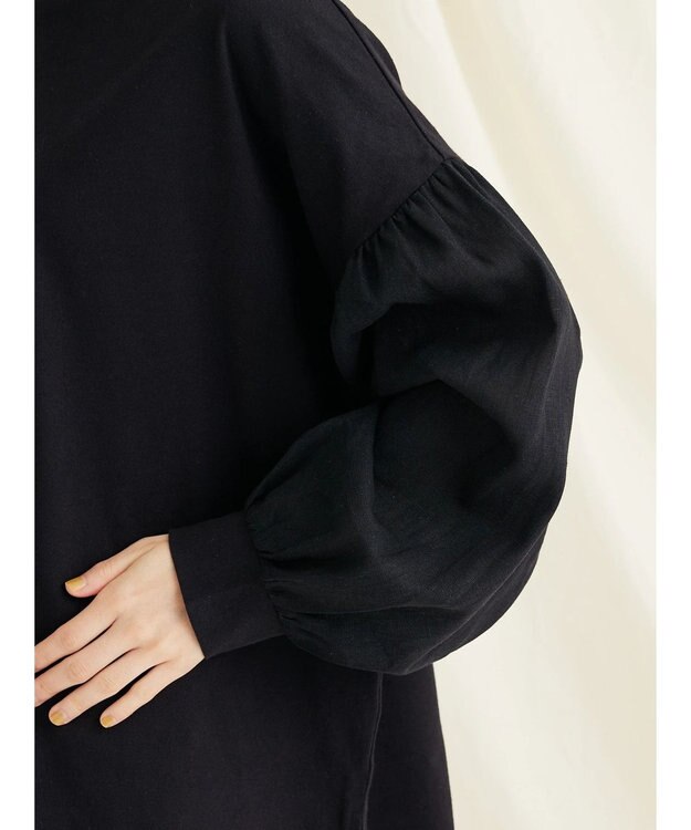 CRAFT STANDARD BOUTIQUE Ｌ／Ｒキャンバスドッキングカットプルオーバー Black