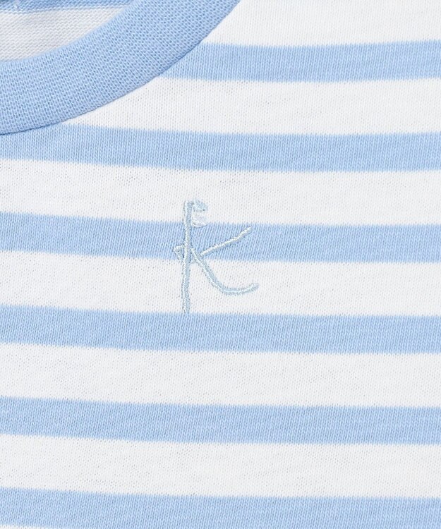 組曲 KIDS 【80-100㎝】ENOSUI Border Tシャツ サックスブルー系1