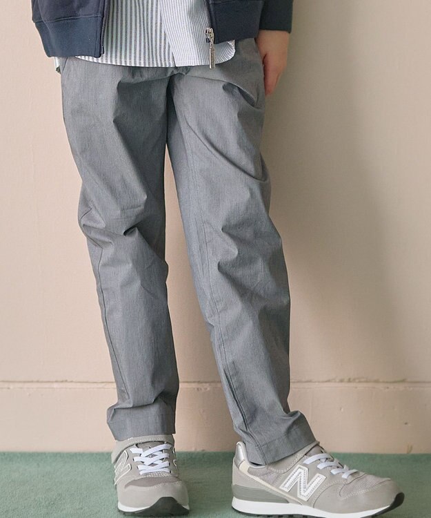 J.PRESS KIDS 【100-130cm】ヘリンボーンツイル ロングパンツ グレー系