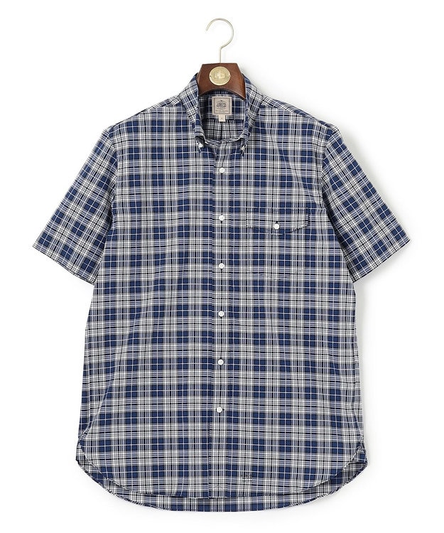 J.PRESS MEN ドビータータンマルチチェック シャツ /B.D ブルー系3
