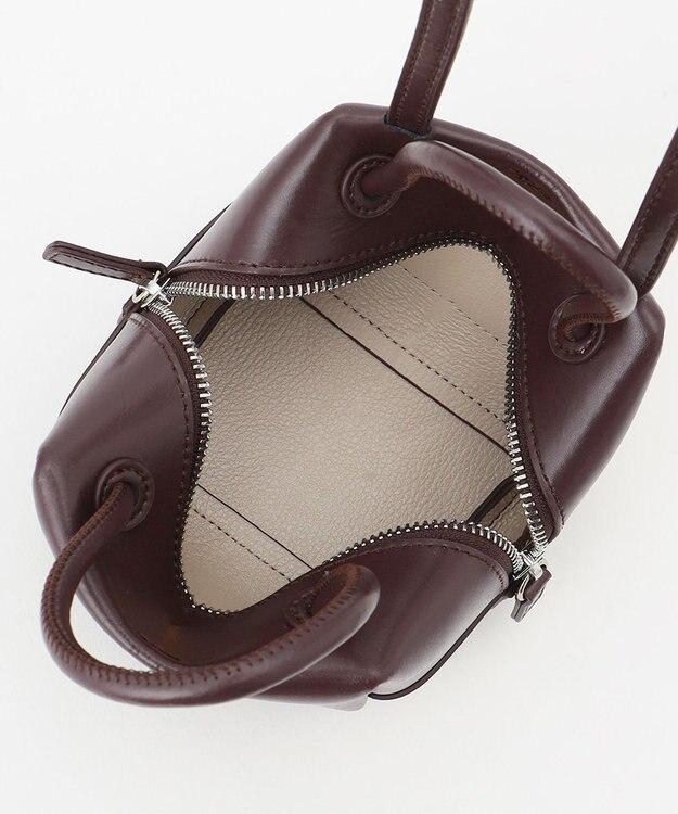 23区 【CLASSY.1月号掲載】YAHKI SOFT W FACE クロス ボディ バッグ プラム