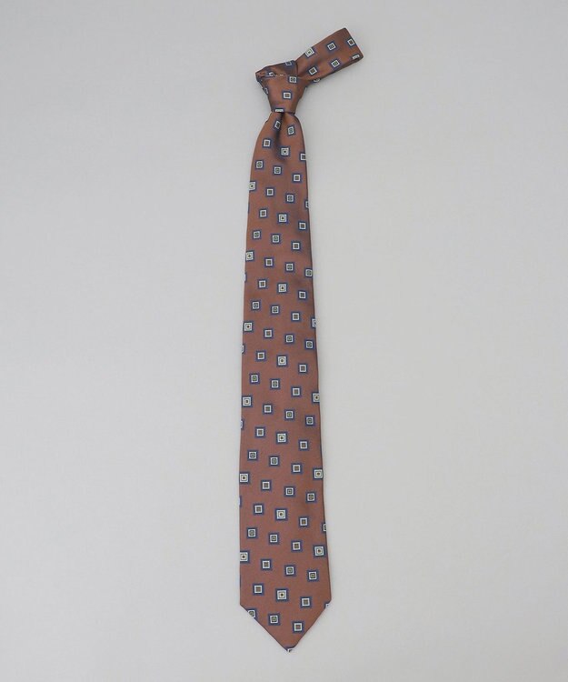 GOTAIRIKU 【Fermo Fossati】小紋 ネクタイ ブラウン系4