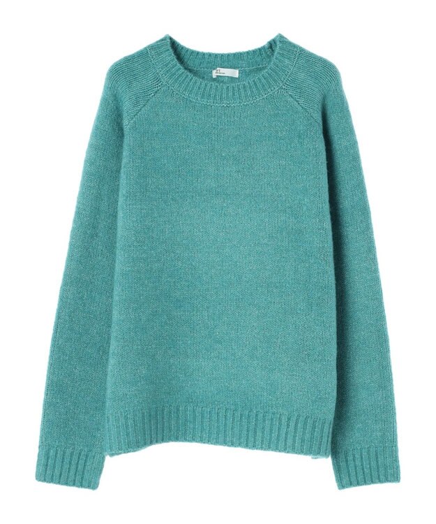 CRAFT STANDARD BOUTIQUE シンプルニットプルオーバー Blue Green