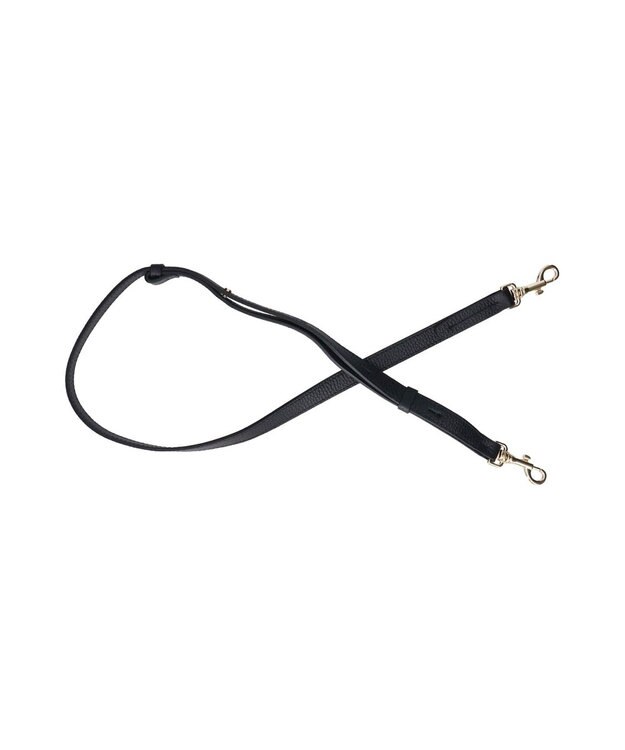 INTER-CHAUSSURES 【LORISTELLA】シュリンクレザーハンドバッグ ブラック