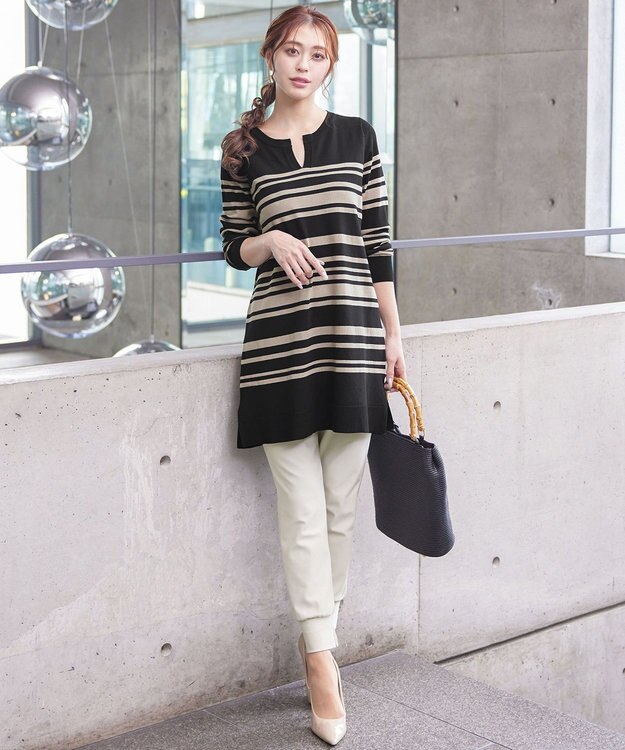 Tiaclasse L 【日本製・洗える】ロイカジョガーパンツ ベージュ