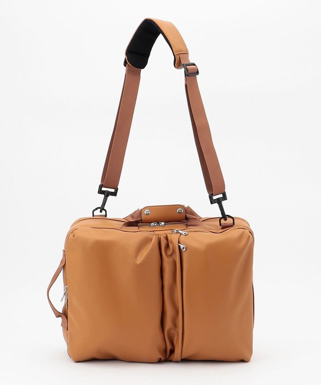 UNBILLION Otias スムースタイプ合皮ビジカジ３WAYバッグ キャメル