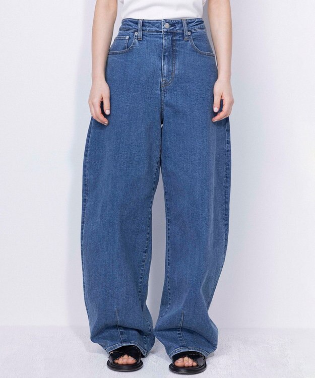 NAVE 【ReNave】バレルストレッチデニム ブルー系