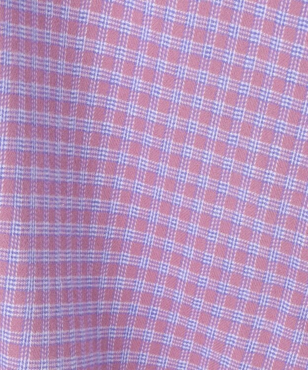 UNFILO MENS 【男女兼用】クリーンチェック ネルシャツ ワインチェック