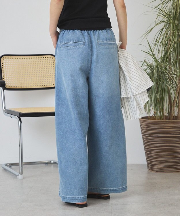 AMERICAN HOLIC イージーデニムワイドパンツ Light Indigo