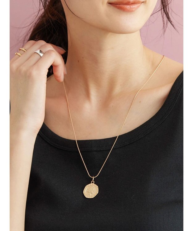 AMERICAN HOLIC エリザベスコインネックレス Gold