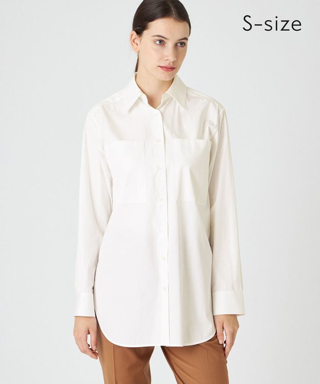 BEIGE， 【S-size】BAILLEUL / オーバーブラウス White