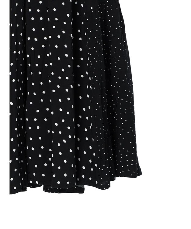 AMERICAN HOLIC 切替ドットフレアスカート Dot